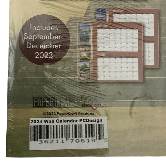 2024 World Landscapes 16 Month Full Size Wall Calendar Plan Schedule Organizing - Picture 3 of 12